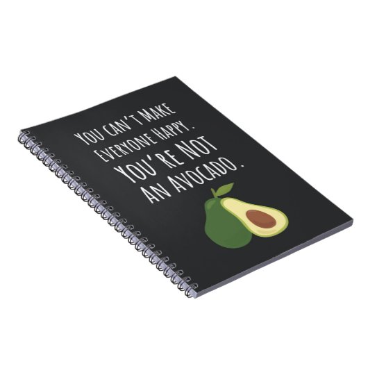 Funny Cute Gifts For Avocado Lovers Fruit Food  Notitieboek (Rechterzijde)