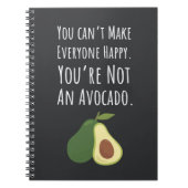 Funny Cute Gifts For Avocado Lovers Fruit Food  Notitieboek (Voorkant)