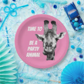 Funny Cute Giraffe Design Bord (Feest)