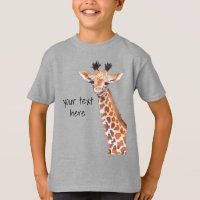 Funny Cute Giraffe, gepersonaliseerd