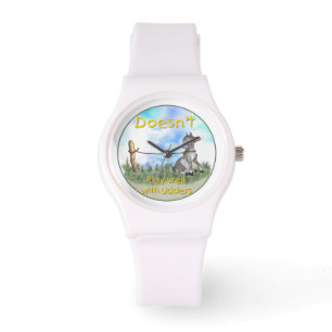 Funny Cute Goat Horloge