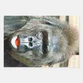 FUNNY CUTE GORILLA INPAKPAPIER VEL (Voorkant)