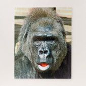 FUNNY CUTE GORILLA LEGPUZZEL (Verticaal)