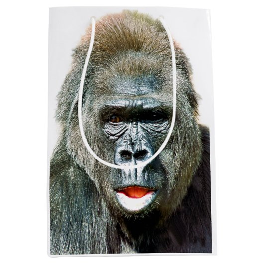 FUNNY CUTE GORILLA MEDIUM CADEAUZAKJE (Voorkant)