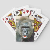 FUNNY CUTE GORILLA POKERKAARTEN (Achterkant)