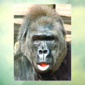 FUNNY CUTE GORILLA RAAMSTICKER (Vel 3)