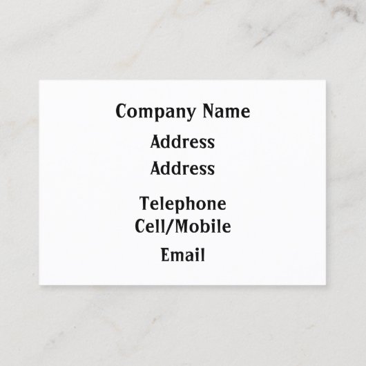 FUNNY CUTE GORILLA VISITEKAARTJE (Achterkant)