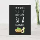 Funny Cute Guacamole Cards Fiesta Avocado Mexican Kaart (Voorkant)