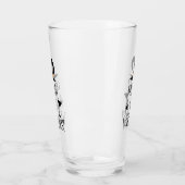 Funny Cute Halloween Drink in oktober getuigen Glas (Links)