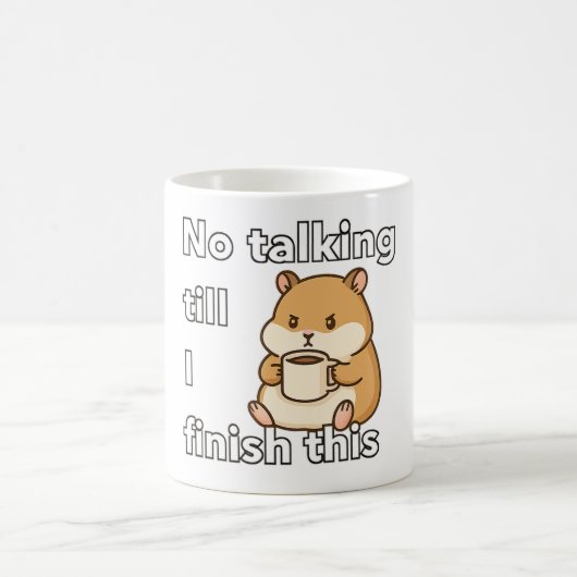 Funny cute Hamster Coffee Mug  Koffiemok (Center)
