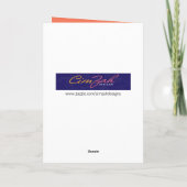 Funny Cute Hedgel Birthday Kaart (Achterkant)