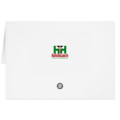 Funny Cute Hogs Kisses Pig Pun Sending Love Card (Achterkant Horizontaal)