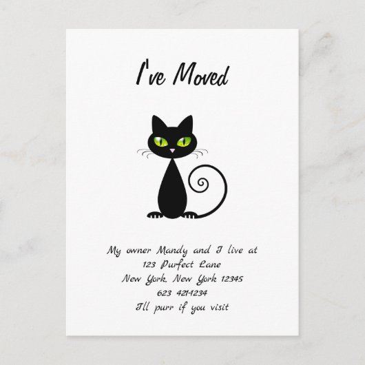 Funny Cute, ik heb de aankondiging van Black Cat v (Voorkant)