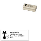 Funny Cute, ik heb de aankondiging van Black Cat v Rubberstempel (Gestempeld)
