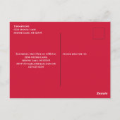 Funny Cute Jubileum Party Whimsical Moose Briefkaart (Achterkant)