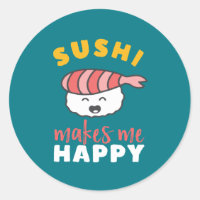 Funny Cute Kawaii Sushi Japans voedselplan