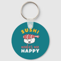 Funny Cute Kawaii Sushi Japans voedselplan