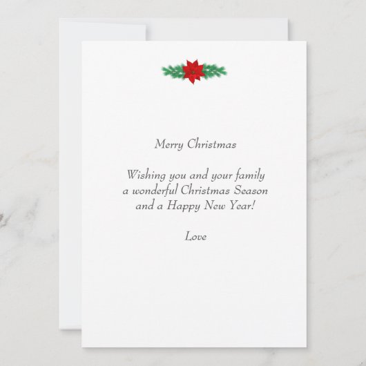 Funny Cute Kerstmis Elf en Editable Text (Achterkant)