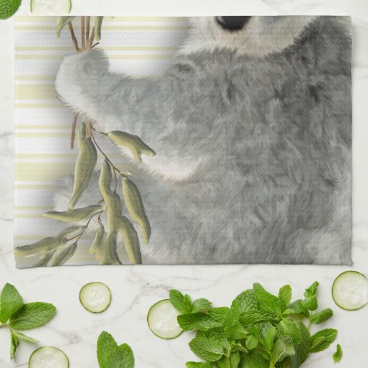 Funny Cute Koala Theedoek (Gevouwen)