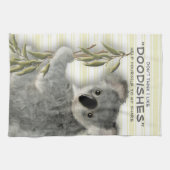 Funny Cute Koala Theedoek (Horizontaal)