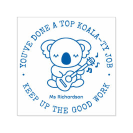 Funny Cute Koala Top Quality Job Teacher Piedere Zelfinktende Stempel