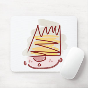 Funny Cute Little King Illustration Muismat