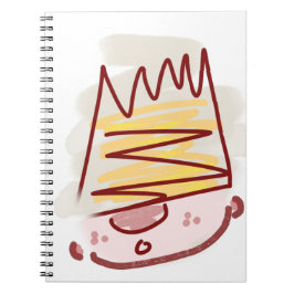 Funny Cute Little King Illustration Notitieboek