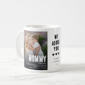 Funny Cute MOMMY Definition 2 Foto Koffiemok (Voorkant links)