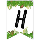 Funny & Cute Oerwoud Animals bij Party Wild One Vlaggetjes (Tweede vlag)