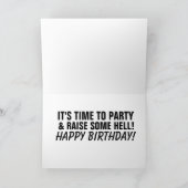 FUNNY CUTE OUDE LADY BIRTHDAY KAART VOOR HAAR (Binnen)