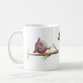 Funny Cute Owl Afbeelding Koffiemok (Links)
