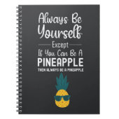 Funny Cute Pineapple Gifts Fruit Humor Humorous Notitieboek (Voorkant)