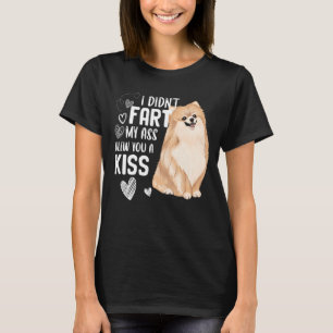 Funny Cute Pomeranian Dog Don't Fart Puppy Lover T-shirt