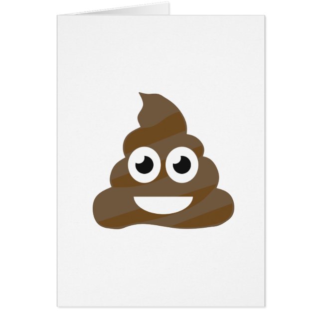 Funny Cute Poop Emoji (Voorkant)