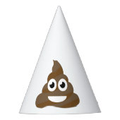 Funny Cute Poop Emoji Feesthoedjes (Voorkant)