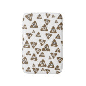 Funny Cute Poop Emoji Pattern Badmat (Voorkant Verticaal)