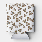 Funny Cute Poop Emoji Pattern Blikjeskoeler (Achterkant)