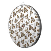 Funny Cute Poop Emoji Pattern Dartbord (Voorkant Rechts)