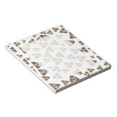 Funny Cute Poop Emoji Pattern Notitieblok (Schuin)
