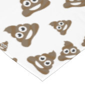 Funny Cute Poop Emoji Pattern Tafelkleed (Gekanteld)