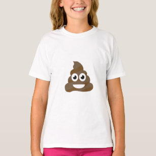Funny Cute Poop Emoji T-shirt