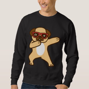 Funny Cute Pug Dog Dabbing Apparel Essential T-Shi Trui