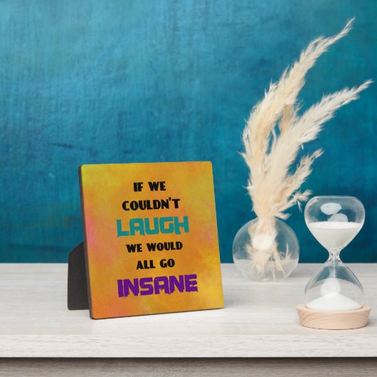 Funny Cute Quote over lachen en onhygiëne Fotoplaat (Insitu)