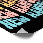 Funny Cute Retro Graphic Men Women &amp; Kids New  Poster (Hoek)