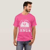 Funny Cute Retro Jesus T-shirt (Voorkant volledig)