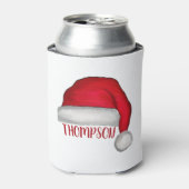 Funny Cute Santa Custom Holiday Kerstmis Blikjeskoeler (Blikje Voorkant)