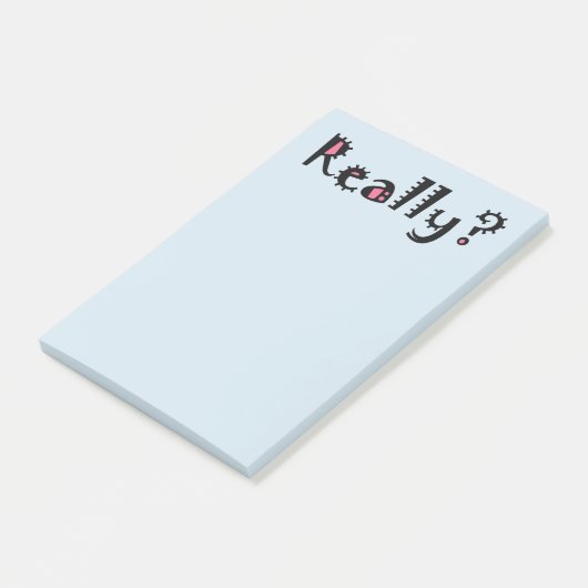 Funny Cute Sarcastic Kantoor Sticky Post-it Notes (Schuin)
