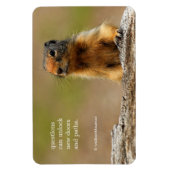 Funny Cute Saucy Columbian Ground Squirrel Magneet (Verticaal)