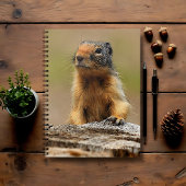 Funny Cute Saucy Columbian Ground Squirrel Notitieboek