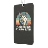 Funny & Cute Siberian Husky Dog Glitter Classic T- Luchtverfrisser (Links)